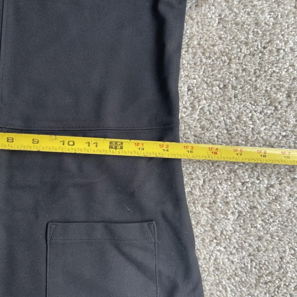 Gap Kids Dress Girls 10 Black Short Sleeve Knit A-Line Pockets Knee Length
